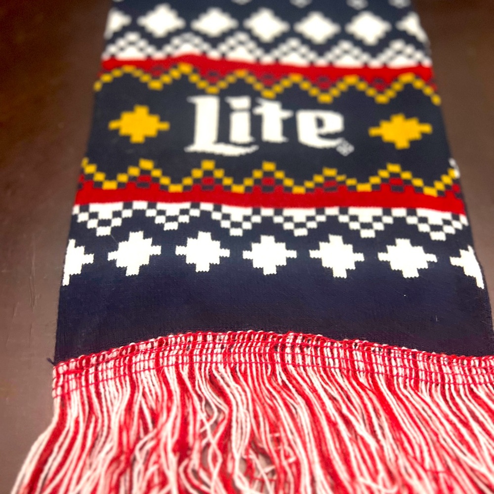 Unisex Miller Lite Winter Scarf Like New Never Worn